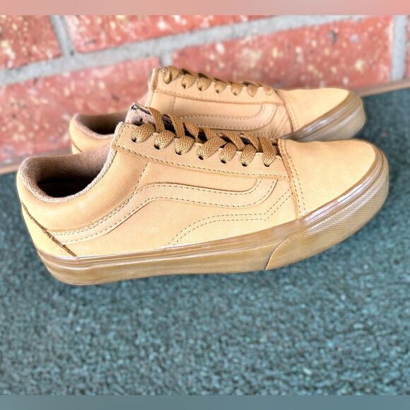 Vans Old Skool Mono Gum Vansbuck - Khaki size 5 M 6.5 W - Picture 2 of 12